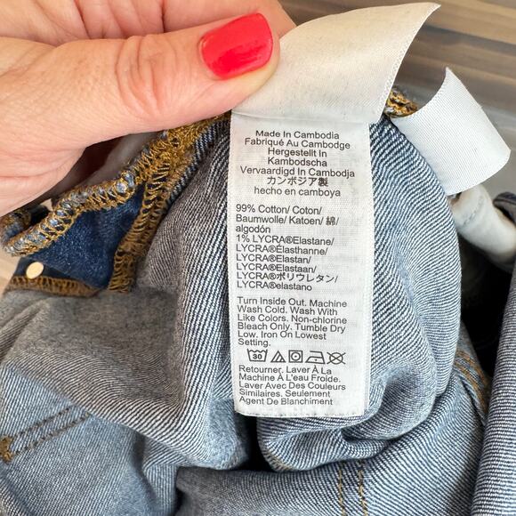 J.Crew Factory Denim Overalls Medium Wash Adjustable Straps Size Large - Picture 9 of 11